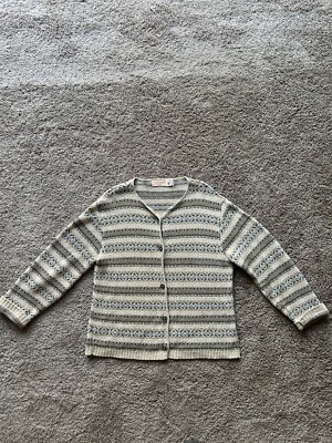 Vintage The Vermont Country Store Patterned Women's Knit Cardigan