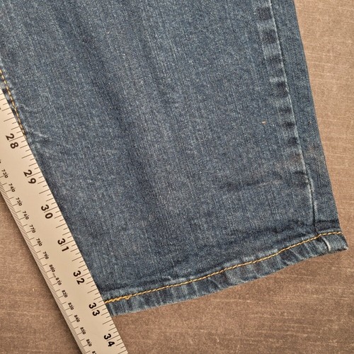 Levi's Jeans 514 Vintage Straight Leg Blau Denim 90er Herren Größe 36 x 34 - Bild 8 von 14