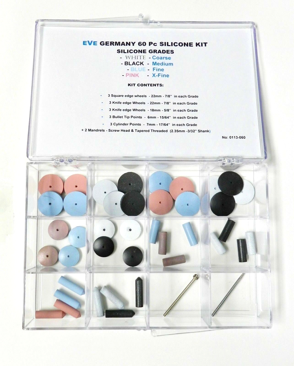 Voidoll グッズセット Eve Silicone Polishing Wheel Assortment Kit 60 Pieces