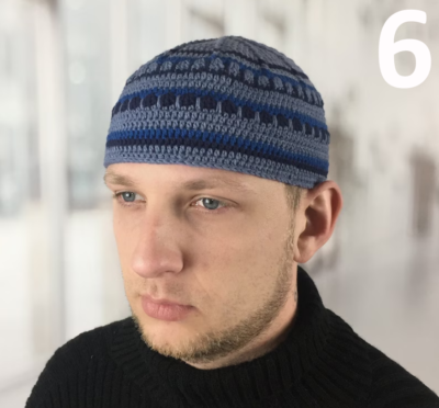 Skullcap Joe Zawinul style hat Jazz bass Musician beanie Kufi