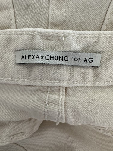 ALEXA CHUNG X ADRIANO GOLDSHMIED Jeans Size 25 /6 AU Cream Highwaist Denim - Picture 7 of 11
