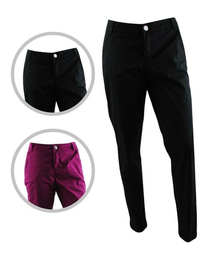 Chino Pantalones informal Para Mujer C\u0026A talla 6 a 20 Pantalones señoras Pantalones  chinos | eBay