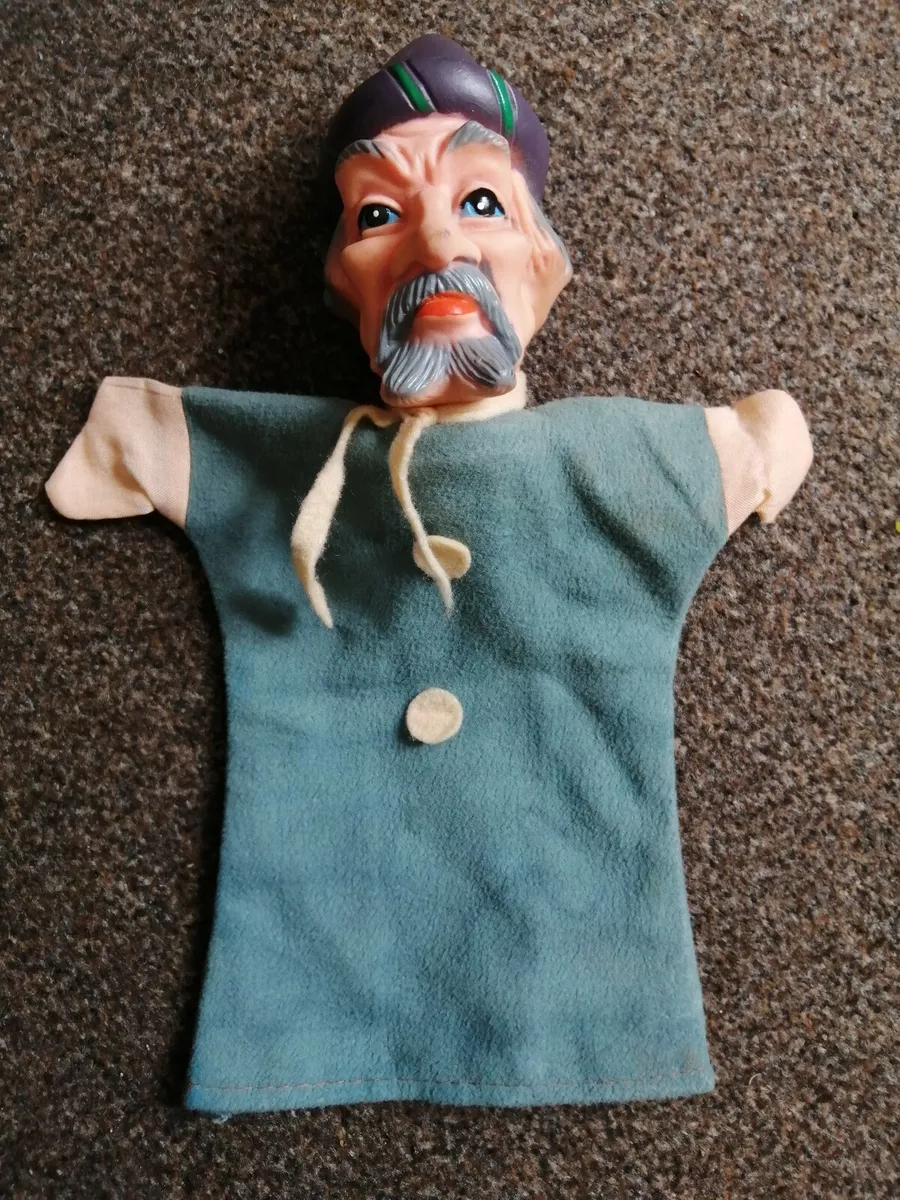 VINTAGE RARE HAND PUPPET PUNCH JUDY OLD MAN eBay