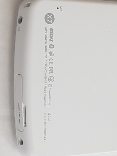 Reproductor de Medios Portátil Cowon X7 160 GB MP4 MP3 iPod Killer REPRODUCTOR IMPRESIONANTE - BLANCO - Imagen 4 de 4