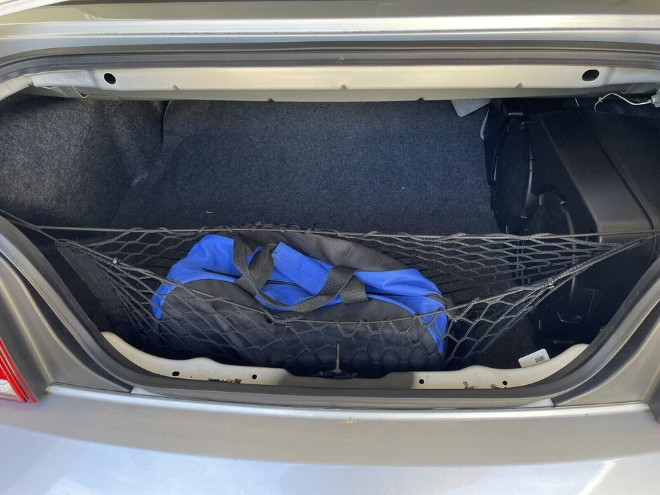 Red de carga de maletero de tela estilo vertical sobre para Ford Mustang 2005-2014 totalmente nueva Foto 2 de 4