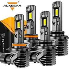 AUXBEAM LED Headlight Bulbs Conversion Kit 9005 9006 High Low Beam 6500K Canbus