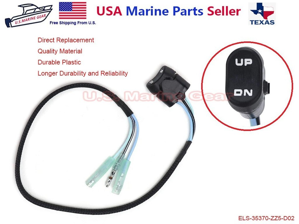Honda Outboard Up Down Trim Tilt Switch 35370-ZZ5-D02 | eBay