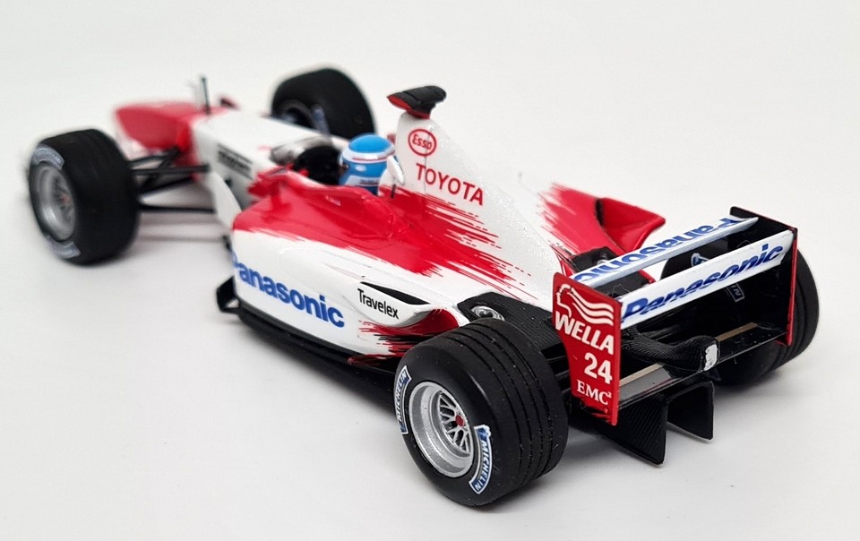 Minichamps 1/43 Toyota Racing TF102 M. Salo Diecast Scale Model F1 Car