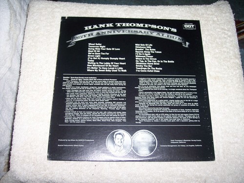 LP HANK THOMPSON 25TH ANNIVERSARY ALBUM **NM VINYL** #1131 - Picture 2 of 10