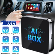 Wireless Carplay AI Box Android 13 Carplay Smart Interconnected Car Adapter 2in1