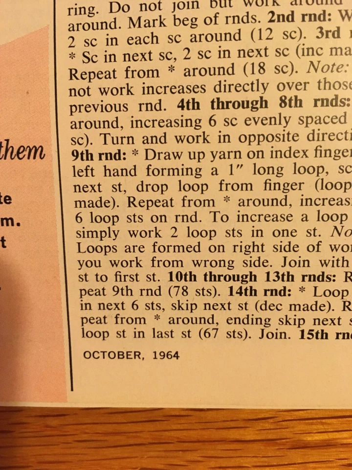 Vintage 1964 Woman's Day Crochet Patterns for 10 Women's Hats - Image 3 of 3