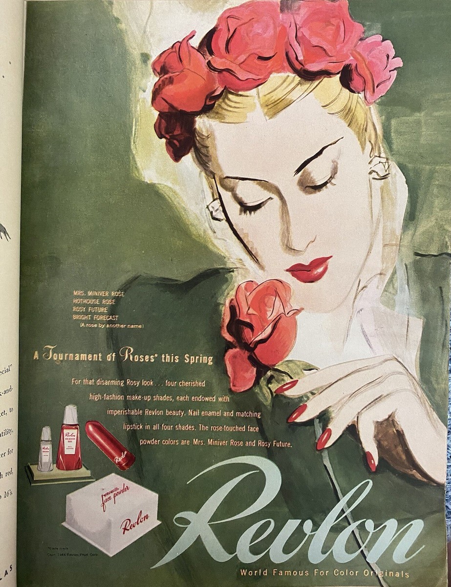 Glamour April 1944, Super Rare WW2 Collectible, Lauren