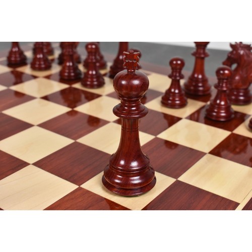 Figuras de ajedrez Prestige Luxury Staunton solo juego - brote palisandro - Imagen 8 de 11