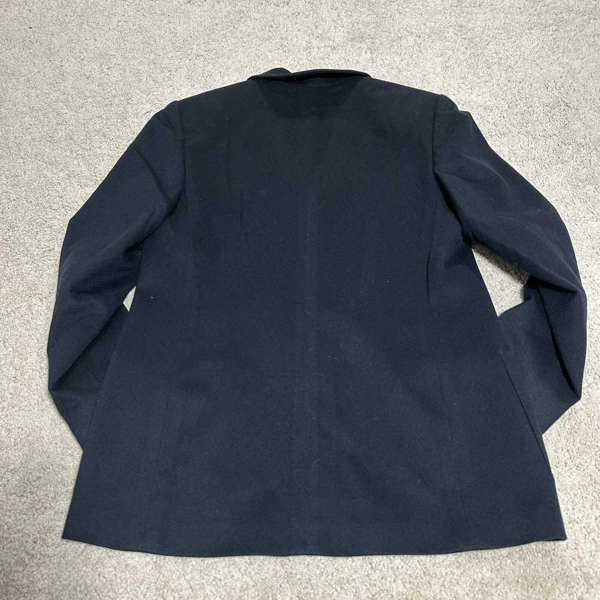 Brooks 346 Wool Cashmere Blazer Jacket Women's 10 Black Brooks 346 Wool Cashmere Blazer Jacket Women's 10 Black