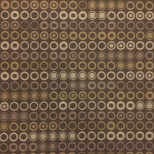 TOP QUALITÄT BRAUNE SPOTS KREISE POLSTERUNG JACQUARD STOFF MATERIAL VERKAUF! - Bild 5 von 6