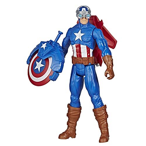 Marvel Avengers Titan Hero Series Blast Gear Captain America, 30 cm Ex-Display - Picture 1 of 1