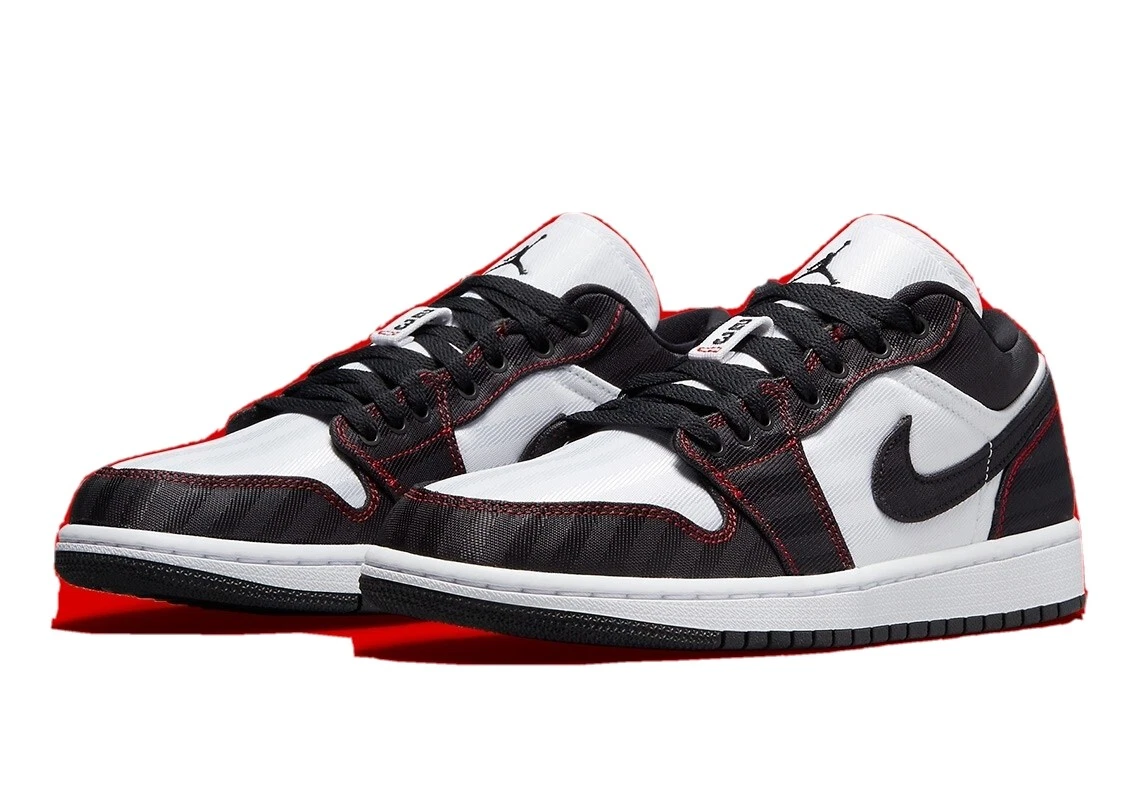 Size 3 UK - Jordan 1 Low SE Utility White Black Red 🔥🔥🔥 New ✨ | eBay