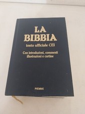 LA BIBBIA Testo CEI ufficiale Piemme - a cura di Vanetti