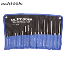 echtools Splinttreiber Satz Durchschl&auml;ge 18 teilig K&ouml;rner Splint Treiber