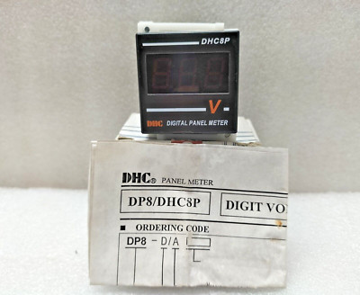 DHC DHC8P-D/V Digital Panel Meter | AC/DC Voltage Display Industrial Control M.