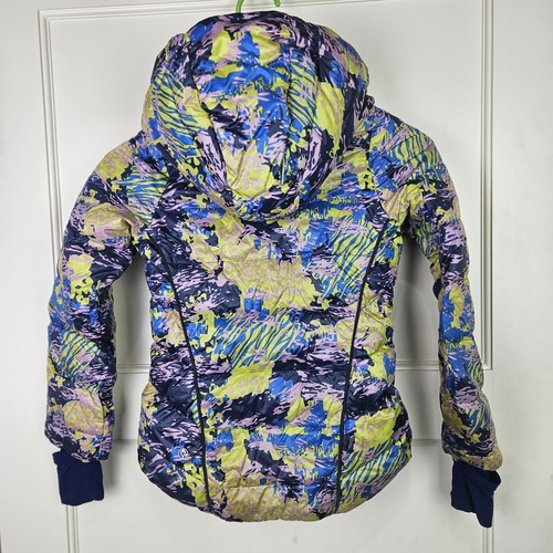 Ivivva by Lululemon Girl's Reversible Down Puffer Jacket Coat Size: 7 *Flaw* - Picture 2 of 4