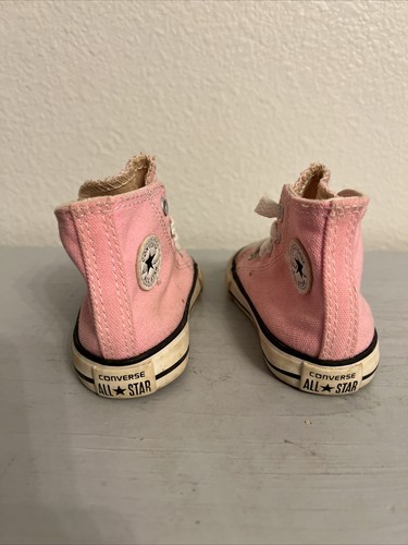 CONVERSE CHUCK TAYLOR ALL STAR PINK SNEAKERS SIZE 4C (PRE-OWNED) CLAY STAINED - Picture 6 of 12