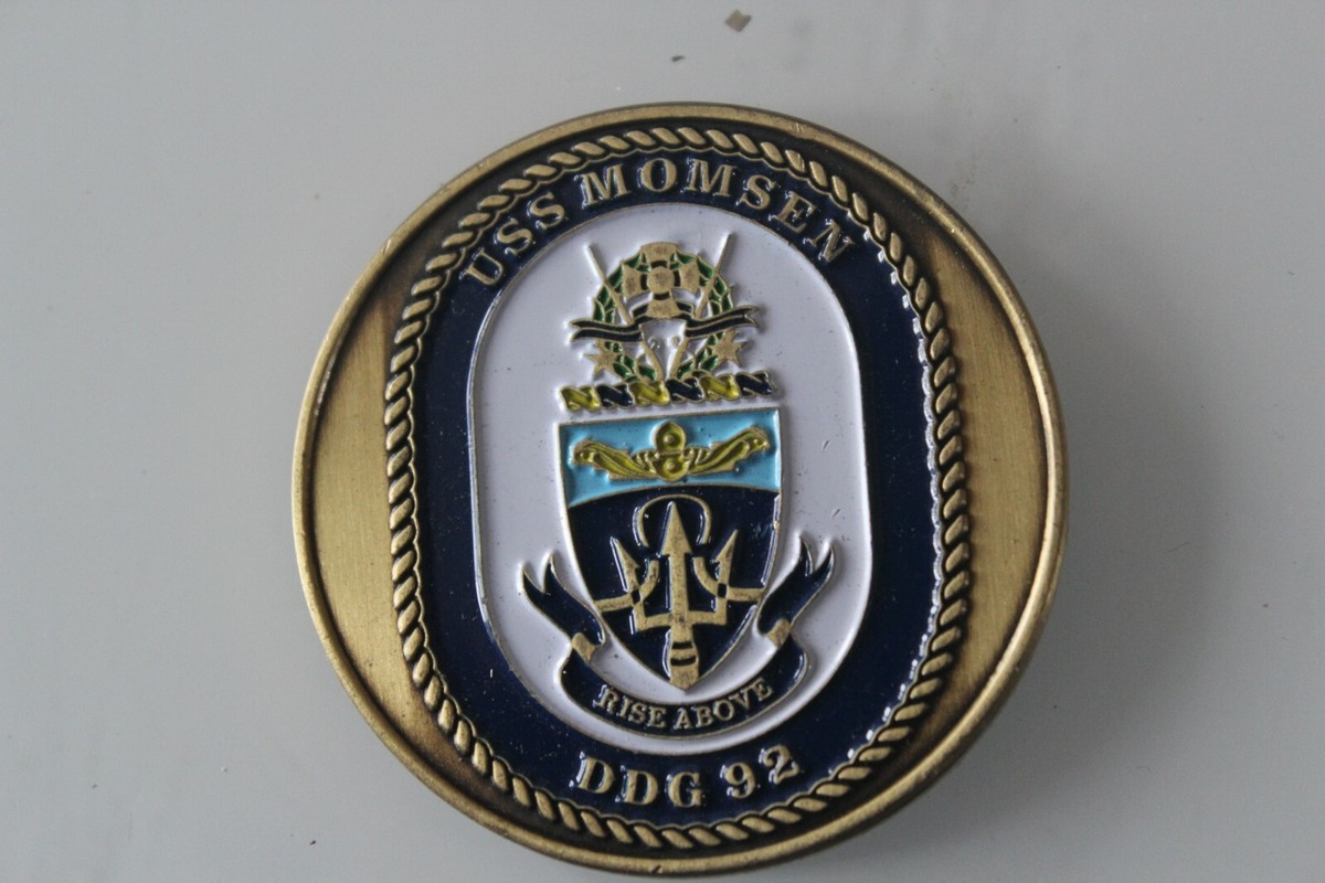 米海軍チャレンジコイン　USS MOMSEN USS Momsen DDG 92 Navy Challenge Coin | eBay