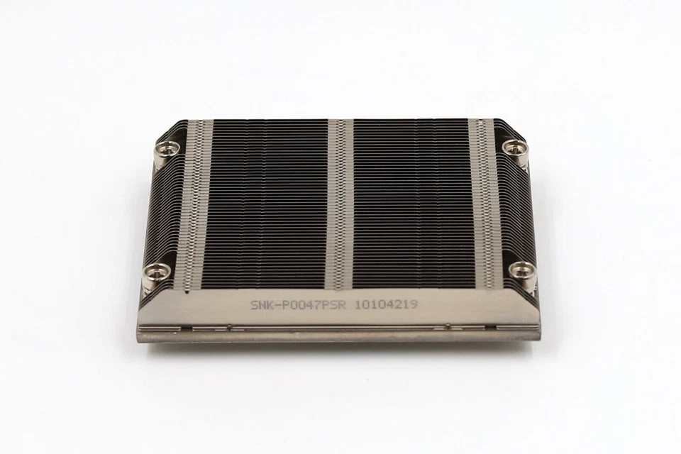 SuperMicro SNK-P0047PSR 1U LGA1155 Passive Proprietary CPU Heatsink Tested - Image 2 of 4