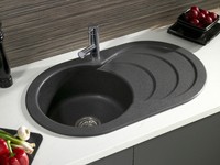 Astracast Cascade 1.0 Bowl Kitchen Sink In Italian Black Astracast Cascade 1.0 Bowl Kitchen Sink In Italian Black