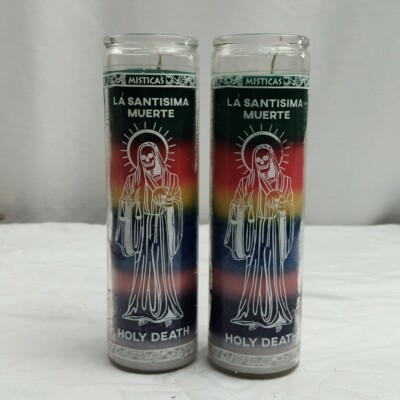 Misticas Santa Muerte Veladora Oracion Holy Death Candle Prayer 7