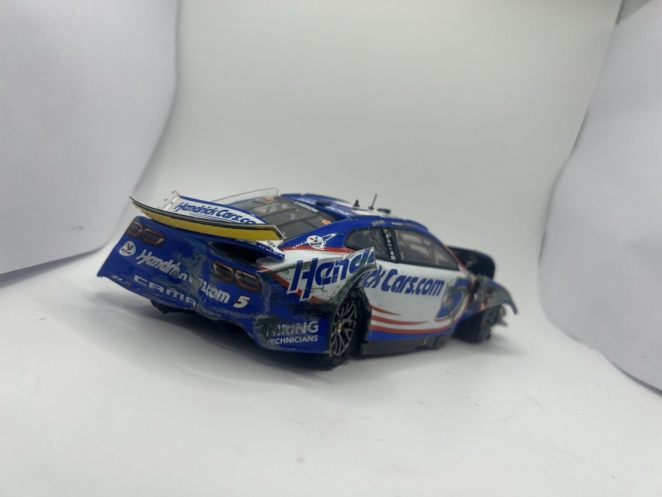 Kyle Larson 2024 Hendrick Cars Atlanta Crash Custom Elite 1/24 Nascar Diecast eBay