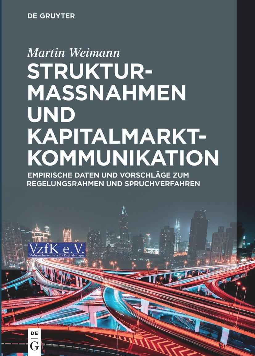 Strukturmaßnahmen Und Kapitalmarktkommunikation Martin Weimann