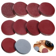 100x 3 inch Sanding Discs 80-3000 Grit for Drill Wet Dry Hook Loop Sandpaper Pad