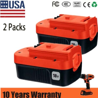 #ad #ad 1 2Pack 18V for Black and Decker HPB18 18 Volt 4.5Ah Battery HPB18 OPE 244760 00 $32.00