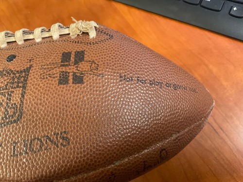 Detroit Lions 1977 Facsimile Signature Souvenir Football Vintage - Picture 15 of 16