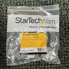 NEW StarTech DP2VGA2 Displayport To VGA Video Converter for Computer TV (#72)