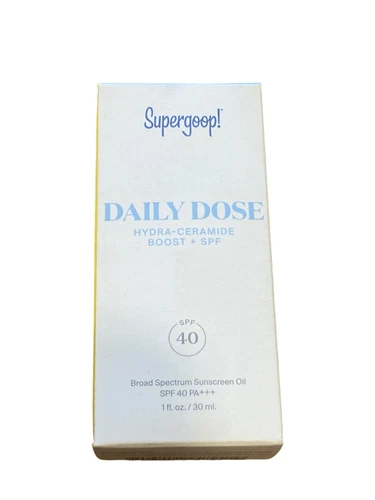 Supergoop! Daily Dose Hydra-ceramide Boost + SPF 40 1oz (PLEASE READ)