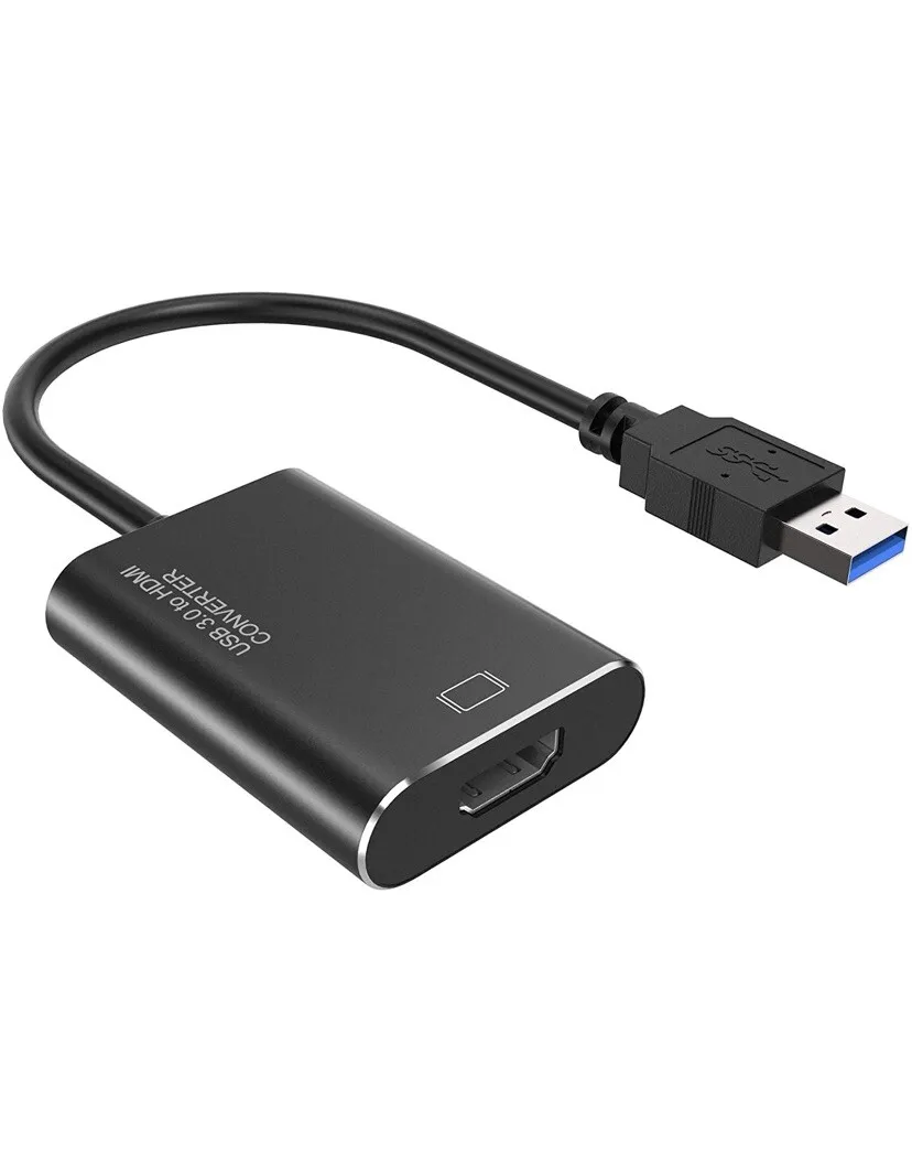 Usb To Hdmi Adapter, Usb 3.0 / 2.0 To Hdmi 1080P Full Hd Converter 
