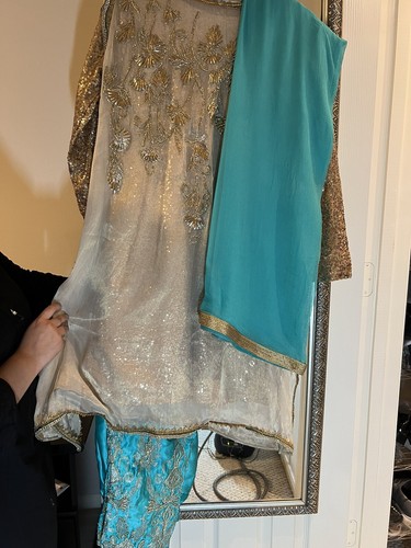 NEW 4 piece - Shalwar Kameez Ladies - Indian/Pakistani - OBO Shipping Included - Picture 2 of 7