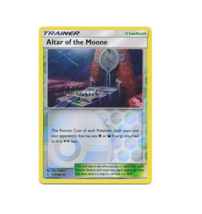 Pokemon - Altar of the Moone - 117/145  - Reverse Holo - Guardians Rising