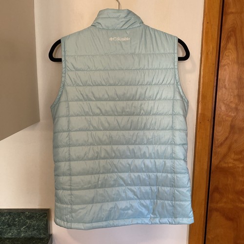 Columbia Girl's Mint Green Puffer Vest Size XL Omni-Heat Outdoor See Note - Picture 5 of 20