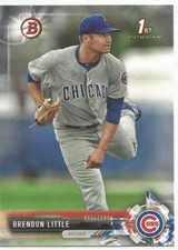 Brendon Little Chicago Cubs 2017 1st Bowman Draft Baseball