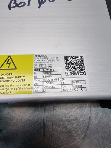 REO Elektronik REOVIB MFS 268 Vibration Controller | Art no. 621615 - Imagen 4 de 6