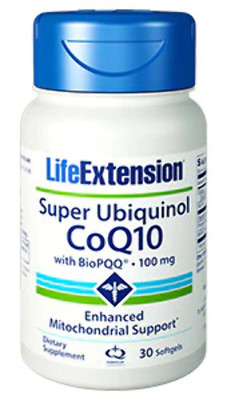 Super Ubiquinol CoQ10 with PQQ 100 mg, 30 softgels