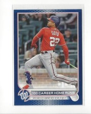 2022 Topps Update Royal Blue #US68 Juan Soto (Season Highlights) Nationals