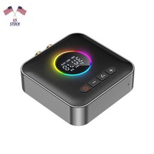 Driver-free 3in1 Bluetooth 5.4 FM Transmitter Receiver Audio Adapter AUX RCA