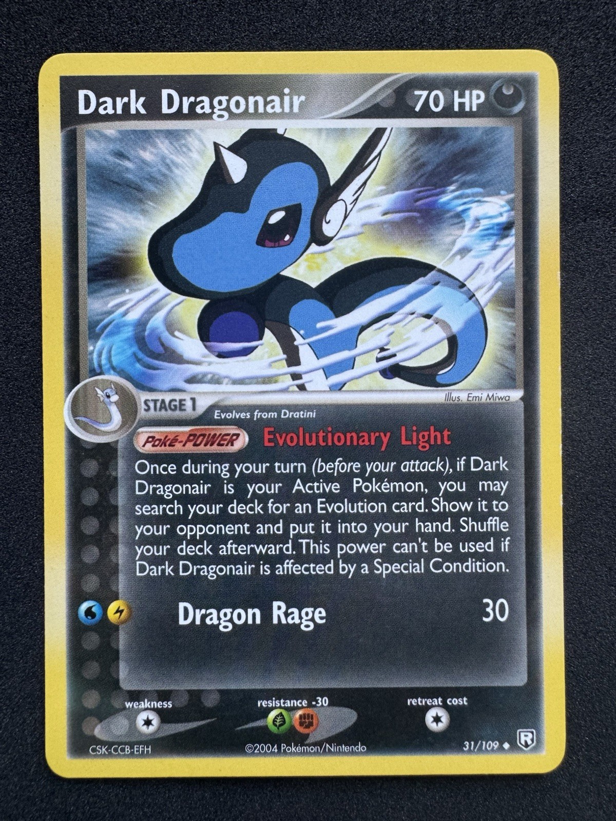 Dark Dragonair 31/109 Team Rocket Returns Regular Non Holo English Pokémon Tcg