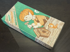 Vintage Soviet Kids Woodworking Tool Set #3 USSR 1980s – Incomplete & Worn Box