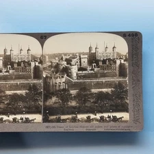 London Stereoview C1895 Real Photo England Tower Of London Royal Prison