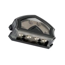 4 Way Distribution Block 0/2/4 Gauge In, 0/2/4 Gauge Out For Power / Ground